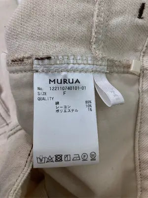 MURUA/ムルーア/デニムパンツ/パンツ/ベージュ/F