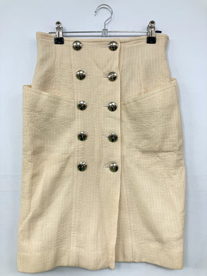 Christian Dior/クリスチャンディオール/スカート/スカート/アイボリー/M