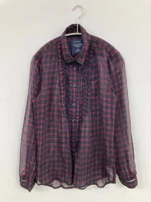 American Eagle Outfitters/アメリカンイーグルアウトフィッターズ/シャツ/ブラウス/トップス/レッド/S