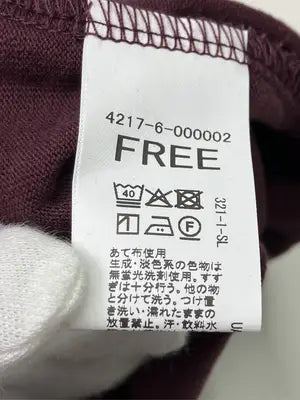 CITEN/シテン/Tシャツ/カットソー/トップス/パープル/FREE