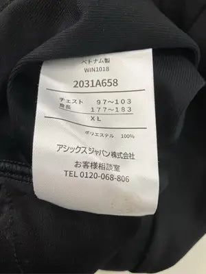 ASICS/アシックス/ジャージ/トラックジャケット/トップス/ブラック/XL