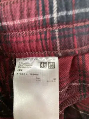 UNIQLO/ユニクロ/スラックス/パンツ/レッド/M