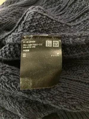 UNIQLO/ユニクロ/ニット/セーター/トップス/ネイビー/M