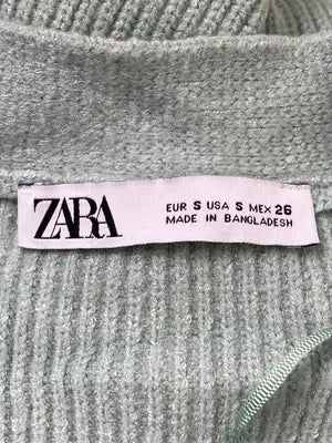 ZARA/ザラ/カーディガン/ボレロ/トップス/ライトグリーン/USA S