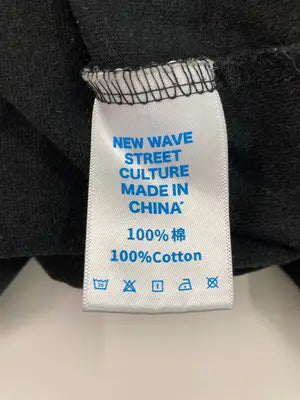 NEW WAVE STREET CULTURE/ニューウェーブストリートカルチャー/Tシャツ/カットソー/トップス/ブラック/L