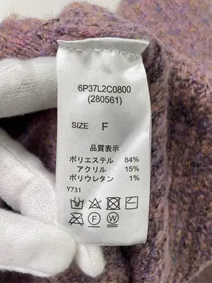 ELENCARE DUE/エレンカーレデュエ/ニット/セーター/トップス/パープル/F
