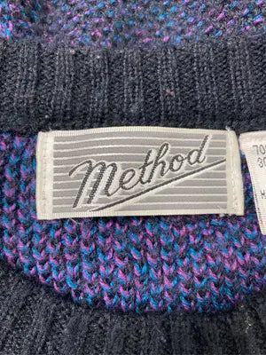 method/ニット/セーター/トップス/パープル/L