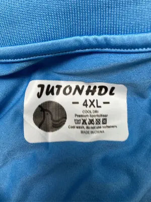 JUTONHDL/ポロシャツ/トップス/スカイブルー/4XL