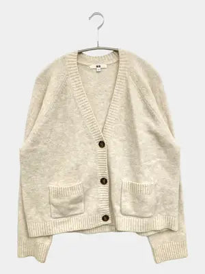 UNIQLO/ユニクロ/カーディガン/ボレロ/トップス/アイボリー/L