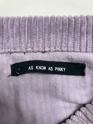 AS KNOW AS PINKY/アズノゥアズピンキー/その他トップス/トップス/パープル/＊