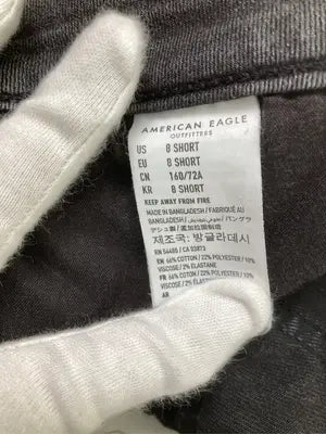 AMERICAN EAGLE/アメリカンイーグル/デニムパンツ/パンツ/ブラック/8 SHORT