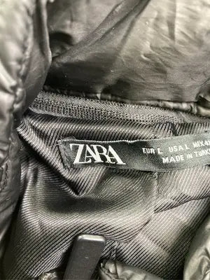 ZARA/ザラ/ノーカラージャケット/ジャケット/アウター/ブラック/EUR L