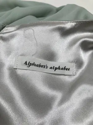 Alphabet's alphabet/ワンピース/ワンピース/ドレス/ライトグリーン/F