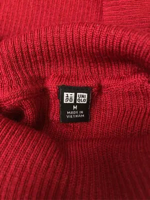 UNIQLO/ユニクロ/ニット/セーター/トップス/レッド/M