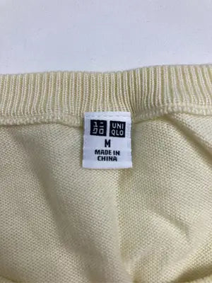 UNIQLO/ユニクロ/ニット/セーター/トップス/イエロー/M