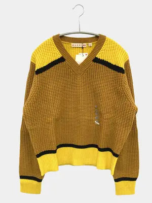 MARNI × UNIQLO/マルニユニクロ/ニット/セーター/トップス/ブラウン/3XL