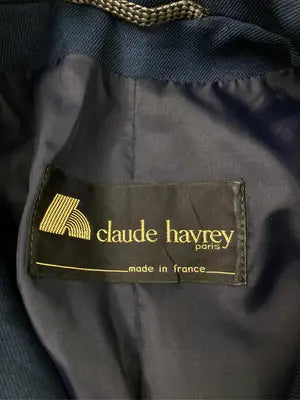 claude havrey/ステンカラーコート/ジャケット/アウター/ネイビー