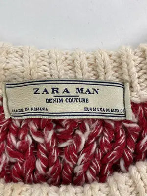 ZARA MAN/ザラマン/ニット/セーター/トップス/レッド/USA M