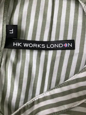 HK WORKS LONDON/エイチケーワークスロンドン/シャツ/ブラウス/トップス/ライトグリーン/LL