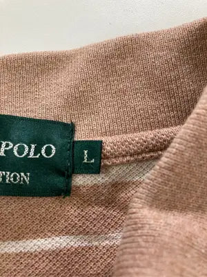 U.S.POLO/ユーエスポロ/ポロシャツ/トップス/ブラウン/L