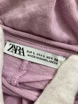 ZARA/ザラ/Tシャツ/カットソー/トップス/ピンク/L