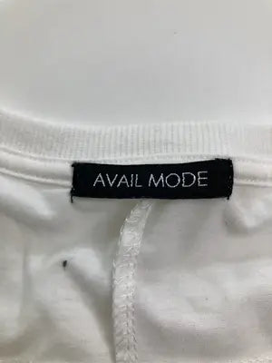 AVAIL MODE/アベイルモード/Tシャツ/カットソー/トップス/ホワイト/M  バスト79～87  身長154～162