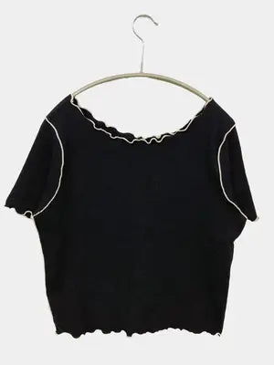 RETRO GIRL/レトロガール/Tシャツ/カットソー/トップス/ブラック/F