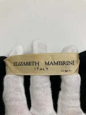 ELIZABETH MAMBRINI/ニット/セーター/トップス/ブラック/M