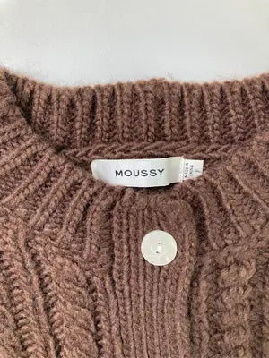 MOUSSY/マウジー/ニット/セーター/トップス/ブラウン/F