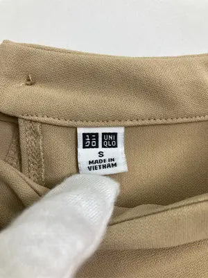 UNIQLO/ユニクロ/Tシャツ/カットソー/トップス/ベージュ/S