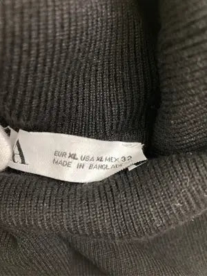 ZARA/ザラ/ニット/セーター/トップス/ブラック/XL