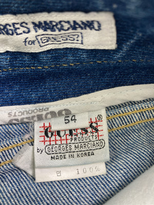 GUESS/ゲス/ショート/ミニスカート/スカート/ブルー/54