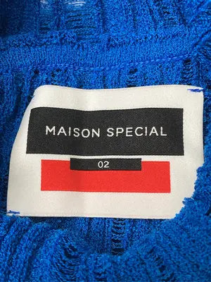 MAISON SPECIAL/メゾンスペシャル/ニット/セーター/トップス/ブルー/02