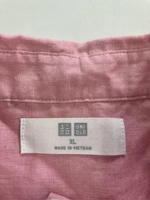 UNIQLO/ユニクロ/シャツ/ブラウス/トップス/ピンク/XL