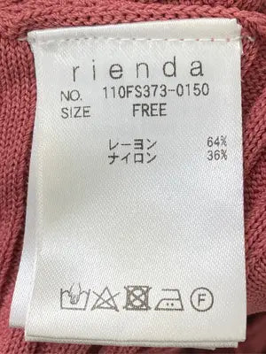 rienda/リエンダ/ワンピース/ワンピース/ドレス/レッド/F