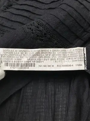 ZARA/ザラ/シャツ/ブラウス/トップス/ブラック/USA M