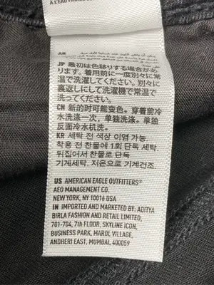 American Eagle Outfitters/アメリカンイーグルアウトフィッターズ/デニムパンツ/パンツ/ブラック/8