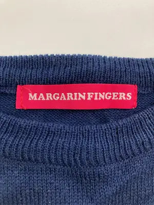 margarin fingers/ニット/セーター/トップス/ネイビー