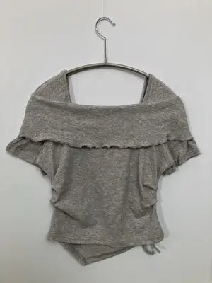 SEONGSU/Tシャツ/カットソー/トップス/グレー/F