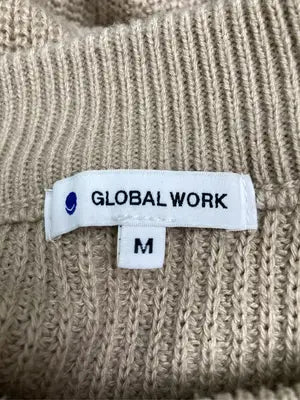 GLOBAL WORK/グローバルワーク/ニット/セーター/トップス/ベージュ/M