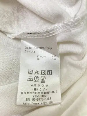 by YOUANCE/Tシャツ/カットソー/トップス/ホワイト/F