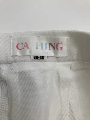 CA HING/ショート/ミニスカート/スカート/ホワイト/60-86
