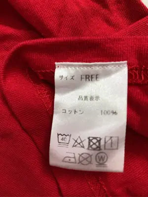 CHARMANT/Tシャツ/カットソー/トップス/レッド/FREE