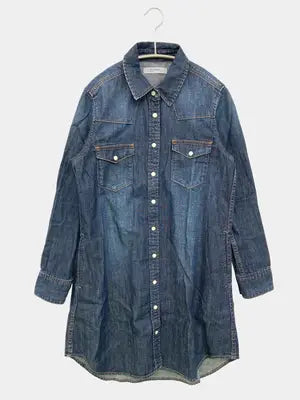 BACK NUMBER/バックナンバー/シャツワンピース/ワンピース/ドレス/ネイビー/S