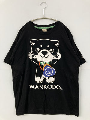 和んこ堂/Tシャツ/カットソー/トップス/ブラック/LL
