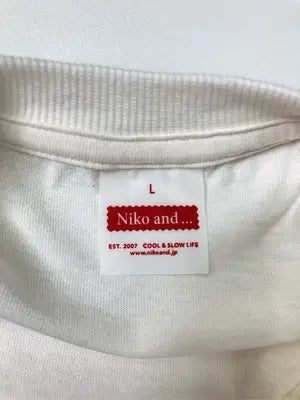 niko and .../ニコアンド/Tシャツ/カットソー/トップス/アイボリー/L