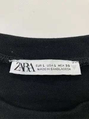 ZARA/ザラ/ノースリーブ/トップス/ブラック/L