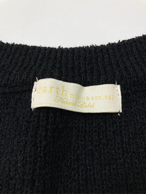 earth music&ecology/アースミュージックアンドエコロジー/ニット/セーター/トップス/ブラック