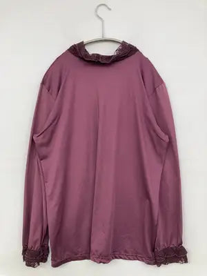 Tシャツ/カットソー/トップス/パープル/LL