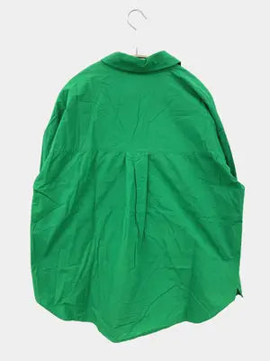 ZARA/ザラ/シャツ/ブラウス/トップス/グリーン/USA M
